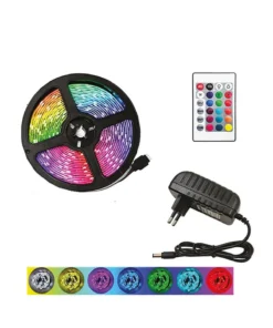 ATC RGB LED Şerit Işık – Kumandalı 5 Metre Şerit LED + Adaptör