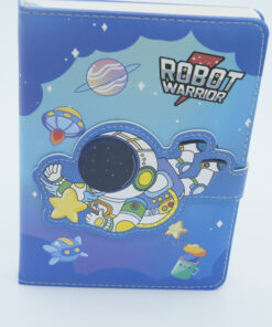 Robot Warrior Astronot Temalı Çizgili Defter(17.5x12.5cm) – BM-1452-4 96sf